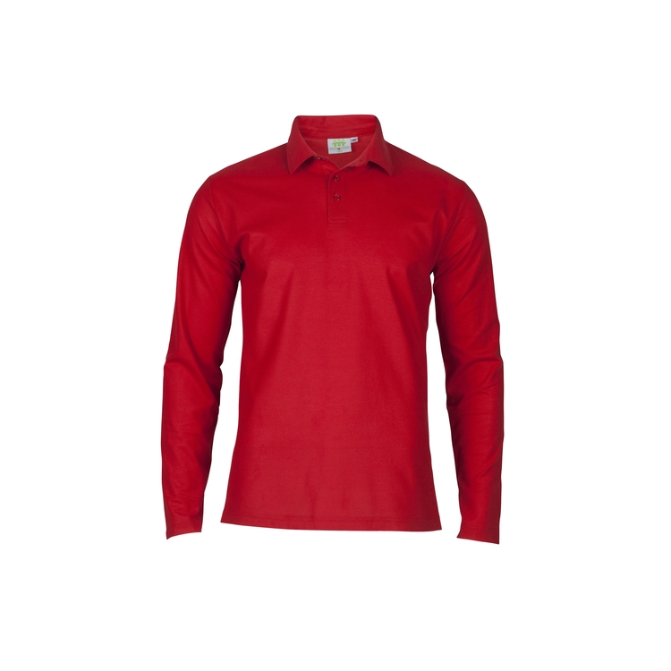 Poloshirt merzerisiert, langarm, Jungen